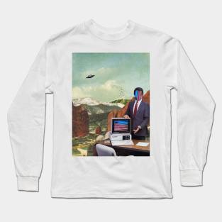 Going Home - Surreal/Collage Art Long Sleeve T-Shirt